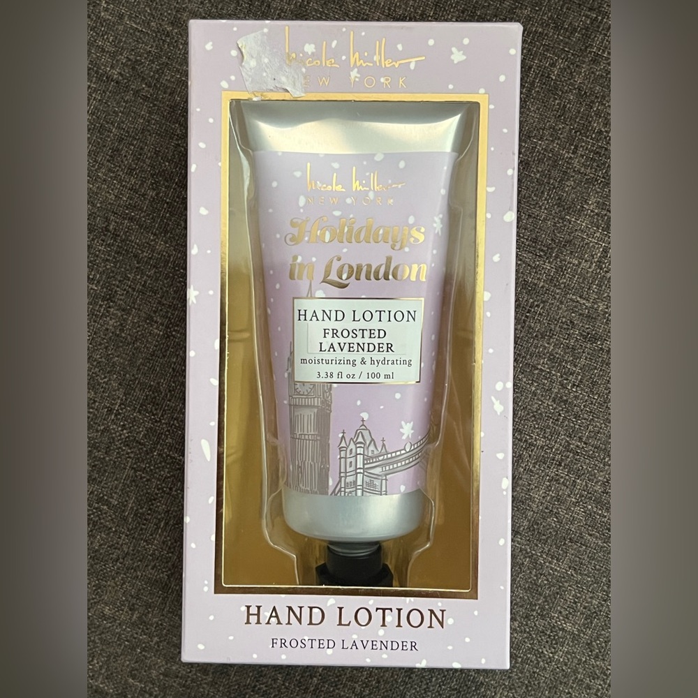 Nicole miller hand lotion frosted lavander